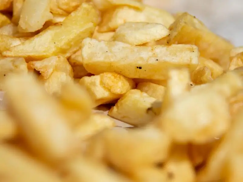 A pile of chips